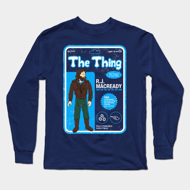 The Thing R J Macready Long Sleeve T-Shirt by technofaze